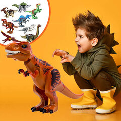 Interaktīvs rotaļlietu komplekts Dinotrone Dinozauri, 8 gab. cena un informācija | Rotaļlietas zēniem | 220.lv