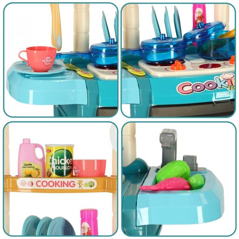 Bērnu plastmasas virtuve cena un informācija | Rotaļlietas meitenēm | 220.lv