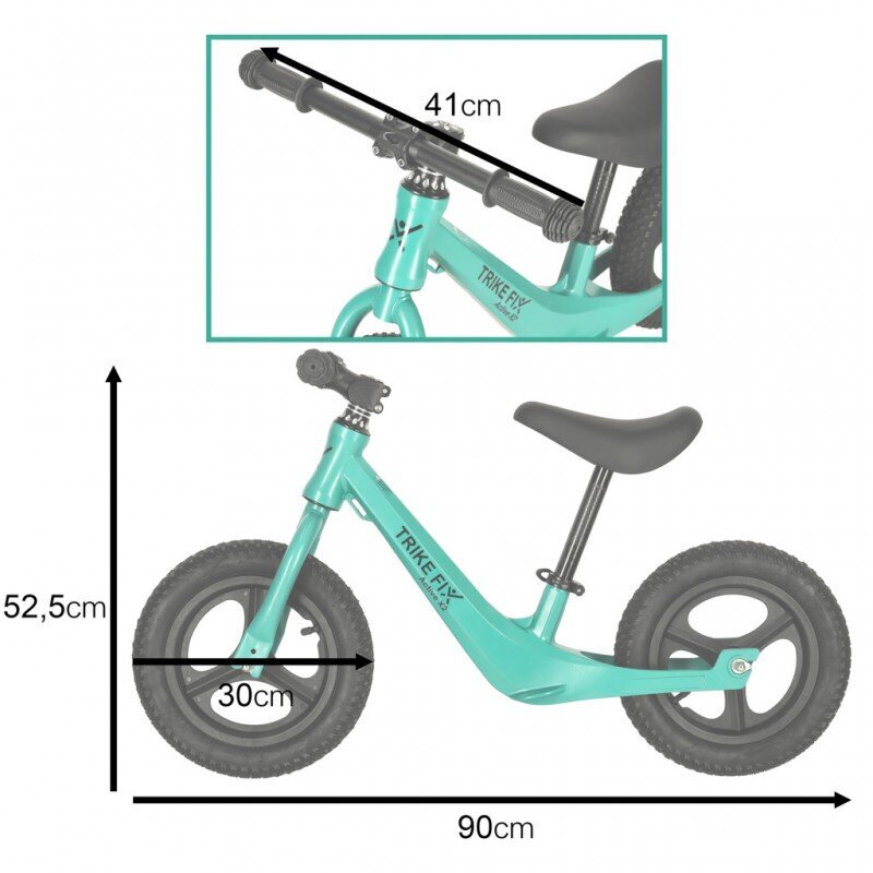 Krosa velosipēds Trike Fix Active X2, zaļš cena un informācija | Balansa velosipēdi | 220.lv