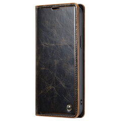 Кожиный чехол-книжка „CaseMe“ Leather - синий (iPhone 13 Pro) цена и информация | Чехлы для телефонов | 220.lv