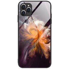 „Marble“ Skin твердый силиконовый (TPU) чехол - оранжевый (iPhone 12 / 12 Pro) цена и информация | Чехлы для телефонов | 220.lv