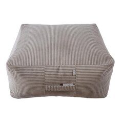 Stool HYPER 80x80cm, H30cm, grey цена и информация | Кресла-мешки и пуфы | 220.lv