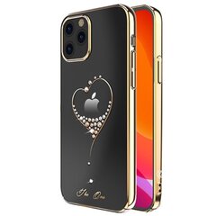 „Kingxbar“ Love Swarovski чехол - золотой (iPhone 12 / 12 Pro) цена и информация | Чехлы для телефонов | 220.lv