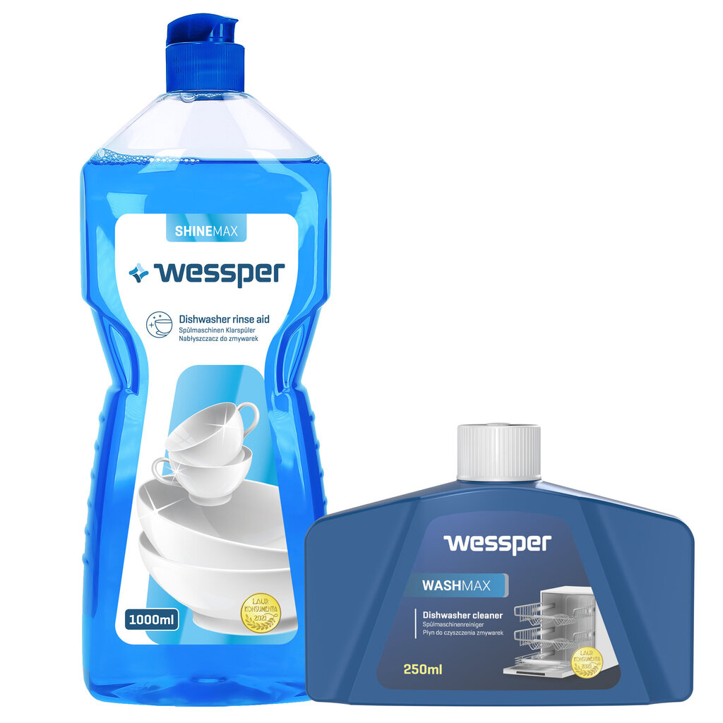 Wessper ShineMax trauku mazgājamās mašīnas skalošanas līdzeklis Washmax, 2 gab. цена и информация | Tīrīšanas līdzekļi | 220.lv