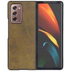 „Slim Leather“ чехол - светло-коричневый (Galaxy Z Fold2) цена и информация | Чехлы для телефонов | 220.lv