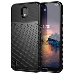 „Twill“  твердый силиконовый (TPU) чехол - чёрный (Nokia 1.3) цена и информация | Чехлы для телефонов | 220.lv