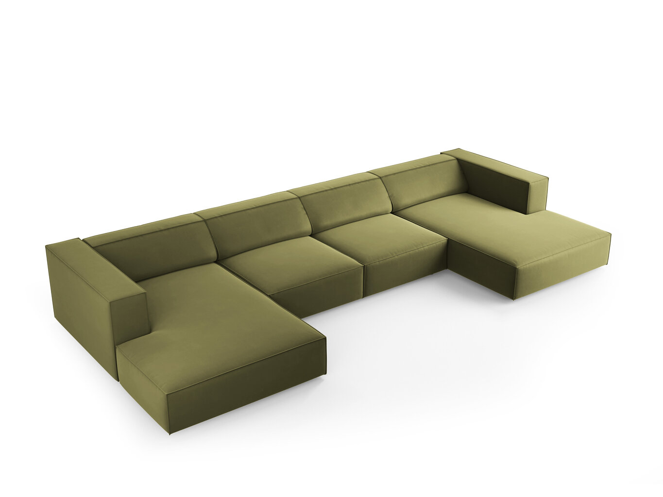 Stūra dīvāns Cosmopolitan Design Arendal, zaļš cena un informācija | Stūra dīvāni | 220.lv