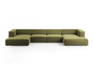 Stūra dīvāns Cosmopolitan Design Arendal, zaļš цена и информация | Угловые диваны | 220.lv