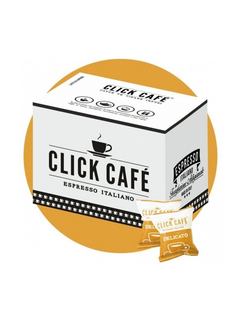 Kafijas kapsulas ClickCafe Delicato, kafijas automātiem Nespresso, 100 gab. цена и информация | Kafija, kakao | 220.lv