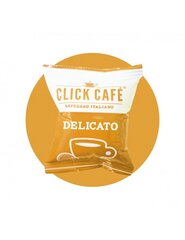 Kafijas kapsulas ClickCafe Delicato, kafijas automātiem Nespresso, 100 gab. cena un informācija | Kafija, kakao | 220.lv