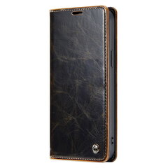 Кожиный чехол-книжка "CaseMe" Leather - коричневый (iPhone 14 Plus) цена и информация | Чехлы для телефонов | 220.lv