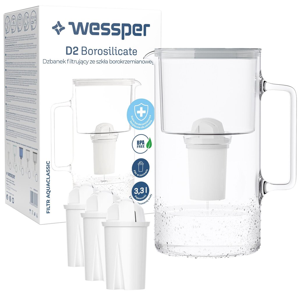 Wessper AquaClassic D2, 4 gab. cena un informācija | Ūdens filtri | 220.lv