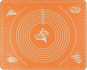 Silikona paklājiņš 40x50cm un rullītis 38 cm cena un informācija | Cepamais papīrs, trauki, formas | 220.lv