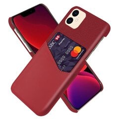 Кожаный чехол „KSQ“ Shell - красный (iPhone 12 Mini) цена и информация | Чехлы для телефонов | 220.lv