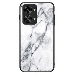 „Marble“ твердый силиконовый (TPU) чехол - белый (OnePlus Nord 2T 5G) цена и информация | Чехлы для телефонов | 220.lv