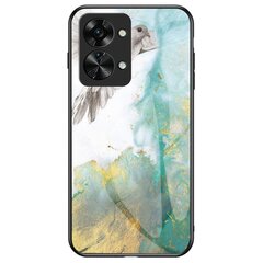 „Marble“ твердый силиконовый (TPU) чехол - красный (OnePlus Nord 2T 5G) цена и информация | Чехлы для телефонов | 220.lv