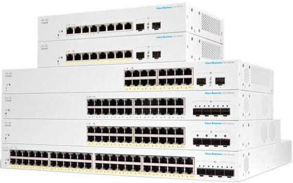 Cisco CBS220-24FP-4X-EU cena un informācija | Komutatori (Switch) | 220.lv