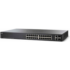 Cisco sf220-24p-k9-eu rj-45 x 24 цена и информация | Коммутаторы (Switch) | 220.lv