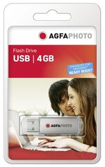 AgfaPhoto USB 2.0, 4GB cena un informācija | USB Atmiņas kartes | 220.lv