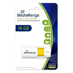 USB накопитель 2.0 16GB MR972 MEDIARANGE цена и информация | USB накопители | 220.lv
