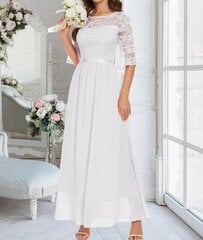 Длинное женское платье Wedtrend, белое цена и информация | Платья | 220.lv