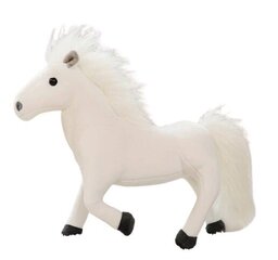 Plīša rotaļlieta Zirgs, balts cena un informācija | Mīkstās (plīša) rotaļlietas | 220.lv