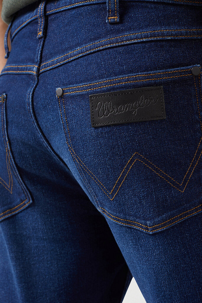 Džinsu bikses vīriešiem Wrangler 112350837, zilas cena un informācija | Vīriešu džinsi | 220.lv