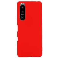 Твердый силиконовый чехол (TPU) „Shell“ - красный (Xperia 5 III) цена и информация | Чехлы для телефонов | 220.lv