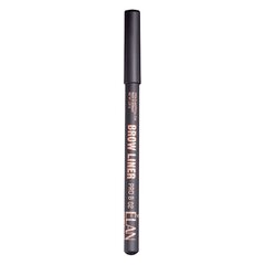 Пудровый карандаш для бровей ELAN Brow Liner Pro 02 DARK BROWN AF-11602 цена и информация | Карандаши, краска для бровей | 220.lv