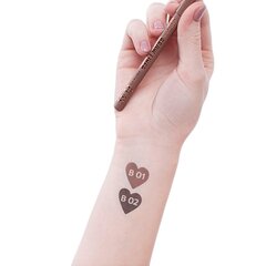 Пудровый карандаш для бровей ELAN Brow Liner Pro 02 DARK BROWN AF-11602 цена и информация | Карандаши, краска для бровей | 220.lv