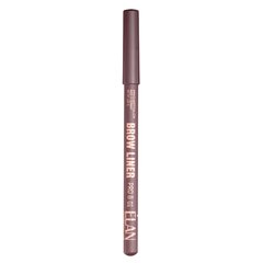 Пудровый карандаш для бровей ELAN Brow Liner Pro 01 MEDIUM BROWN AF-11601 цена и информация | Карандаши, краска для бровей | 220.lv