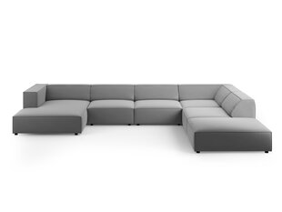 Stūra dīvāns Cosmopolitan Design Arendal, pelēks cena un informācija | Stūra dīvāni | 220.lv