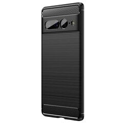 „Carbon“ твердый силиконовый чехол (TPU) - черный (Pixel 7 Pro) цена и информация | Чехлы для телефонов | 220.lv