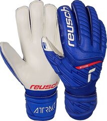 Вратарские перчатки Reusch Attrakt Grip M, 10.5, синие цена и информация | Перчатки вратаря | 220.lv