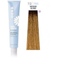 Краска для волос MilkShake 9 Minutes Quick Permanent, 7.0/7N Medium Blond, 100 мл цена и информация | Краска для волос | 220.lv