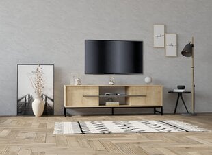 TV galdiņš Asir, 160x50x40 cm, bēšs cena un informācija | TV galdiņi | 220.lv