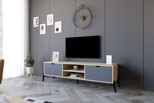 TV galdiņš Asir, 160x41x40 cm, brūns/pelēks cena un informācija | TV galdiņi | 220.lv