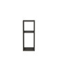 Naktsskapītis Asir, 23,2x22x59,6 cm, pelēks cena un informācija | Naktsskapīši | 220.lv