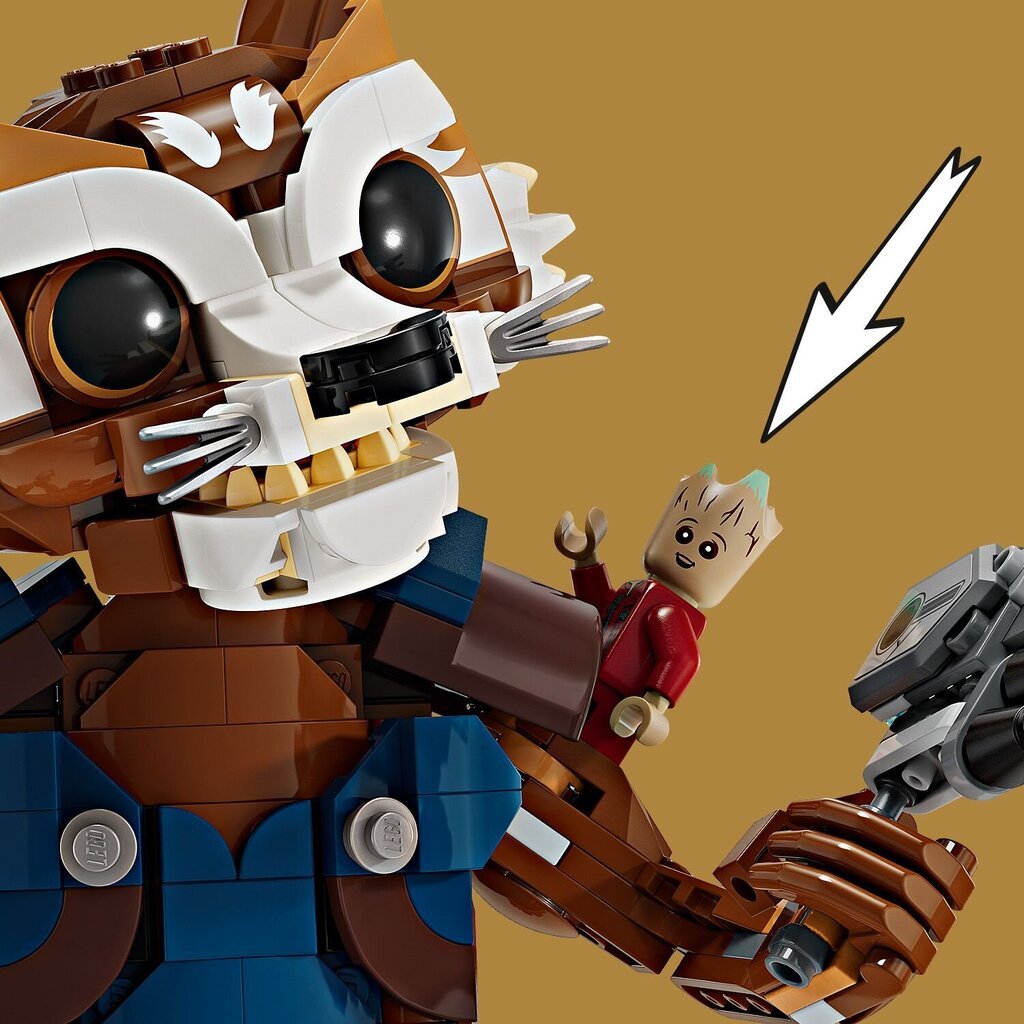 6282 LEGO® Marvel Rocket un Mazulis Groot cena un informācija | Konstruktori | 220.lv