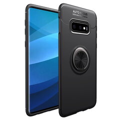 „Ring“ Kickstand (TPU) чехол - чёрный (Galaxy S10e) цена и информация | Чехлы для телефонов | 220.lv