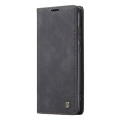 Кожиный чехол-книжка "CaseMe" Retro - чёрный (Redmi Note 8 Pro) цена и информация | Чехлы для телефонов | 220.lv