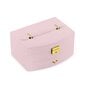 Juvelierizstrādājumu kastīte - rozā Massido MS-708 cena un informācija | Interjera priekšmeti | 220.lv
