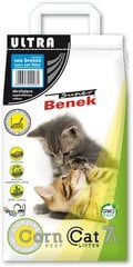 Слипающийся кукурузный наполнитель для кошек Super Benek Corn Cat Ultra, 7л цена и информация | Наполнители для кошачьих туалетов | 220.lv