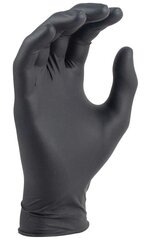 Перчатки нитриловые одноразовые BERRY Black, размер М, черные, неопудренные, 100 шт. цена и информация | Первая помощь | 220.lv