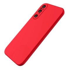 Твердый силиконовый чехол (TPU) „Shell“ - красный (Xperia 1 V) цена и информация | Чехлы для телефонов | 220.lv
