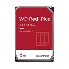 WD HDD Red Plus 3.5" 8000 GB Serial ATA III cena un informācija | Iekšējie cietie diski (HDD, SSD, Hybrid) | 220.lv