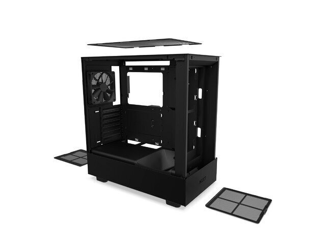 Nzxt H5 Flow Midi Tower CC-H51FB-01 cena un informācija | Datoru korpusi | 220.lv