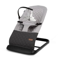 Кроватка Kidwell Laro, grey/black цена и информация | Шезлонги и качели | 220.lv