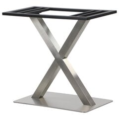 Основание стола Stema SH-3007-1/S, нержавеющая сталь, 70х40 см цена и информация | Ножки для мебели | 220.lv