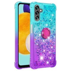 Твердый силиконовый чехол (TPU) „Shine“ Kickstand - мятный/розовый (Galaxy A34 5G) цена и информация | Чехлы для телефонов | 220.lv